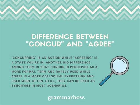 agree vs concur.